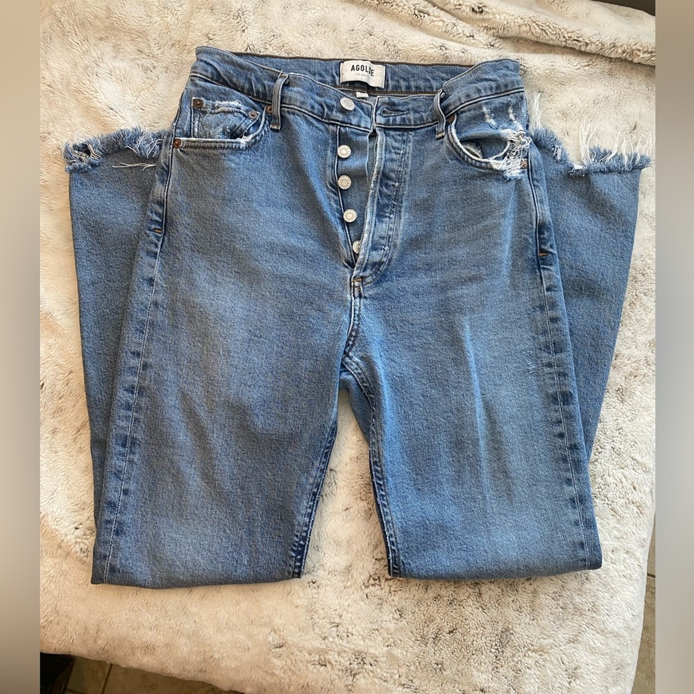 Organic Cotton distressed Nico jeans